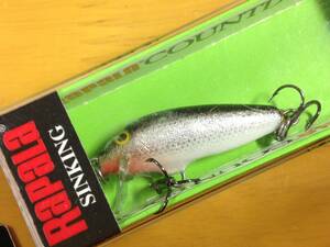 *RAPALA* CD-3 S Rapala count down 3cm silver for searching tube fishing Area trout #20-300