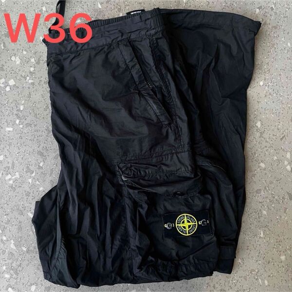 Stone Island ロゴパッチ カーゴパンツ W36