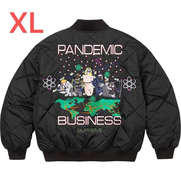 Supreme AOI Quilted Work Jacket "Black" XL