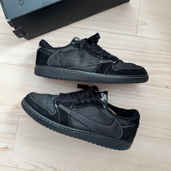 Travis Scott × Nike Air Jordan 1 Low OG SP "Black Phantom"