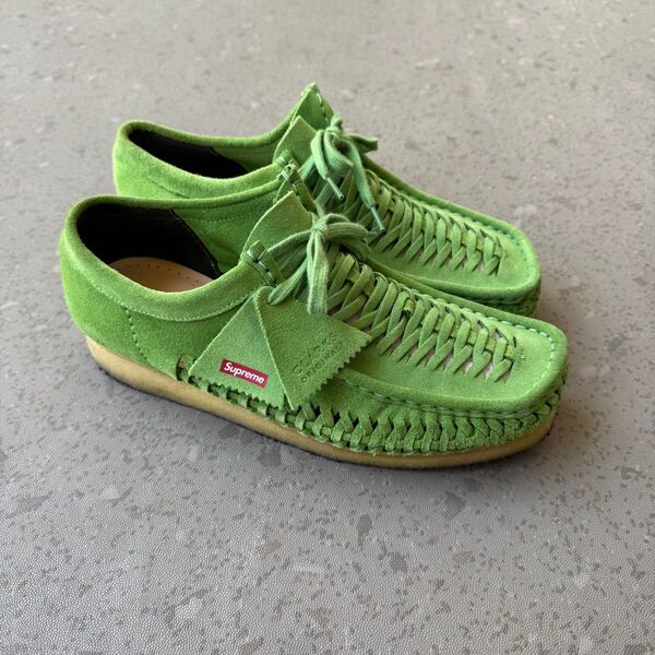 CLARKS × SUPREME WALLABEE "GREEN" 28cm