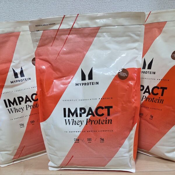 マイプロテイン IMPACTWHEY 2.5kg x 3 7.5kg ブラウンシュガーミルクティー チョコ チョコミント