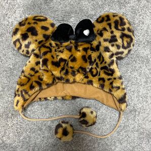 ディズニー ミニー ヒョウ柄 ファンキャップ