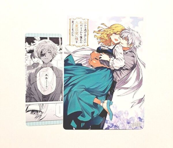 家から逃げ出したい私が、うっかり憧れの大魔法使い様を買ってしまったら 7 アニメイト特典ビジュアルボード フェア特典コマしおり