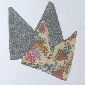 和布の袋 2枚セット 和風 花柄
