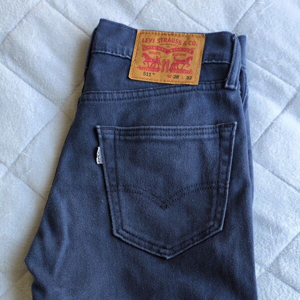 Levi's 511 スリムフィットジーンズ W28 L32 ネイビー