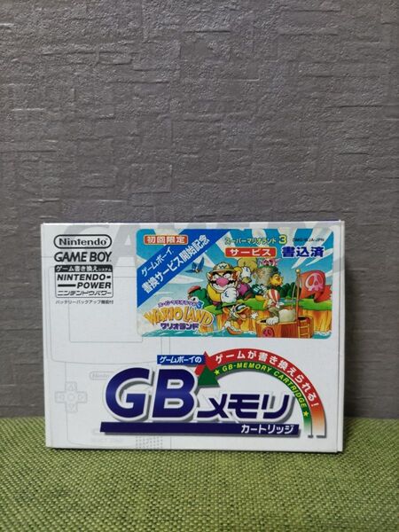 GBメモリカートリッジ 初回限定 スーパーマリオランド3 ワリオランド書込済