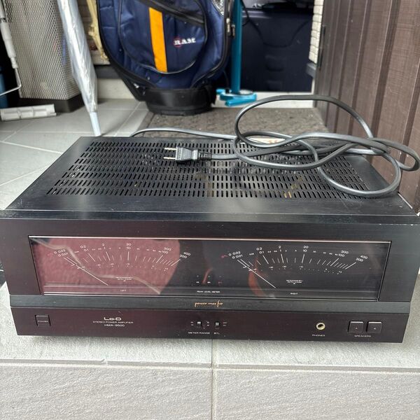 HITACHI/Lo-D ステレオパワーアンプ HMA-8500 通電確認のみ