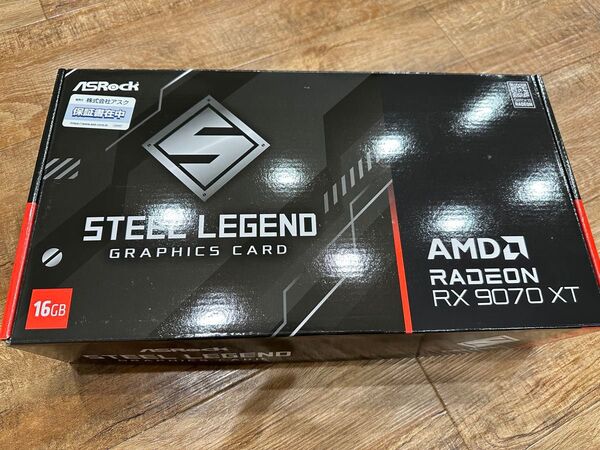 使用極少 ASRock RX 9070XT Steel Legend DARK 16G 美品