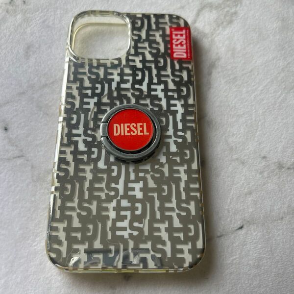 iPhone14 スdiesel 別売りスマホリング付き スマホケース スマホハードケース