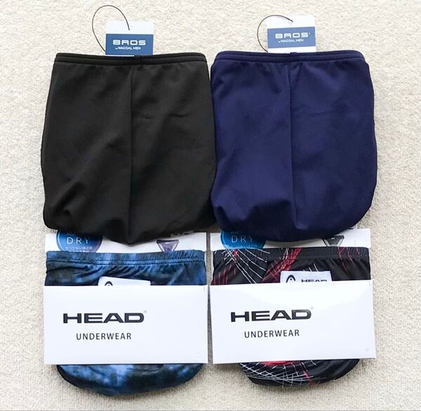 本日迄!BROS&HEAD ビキニ ブリーフ Lサイズ シンプル&デザイン 4枚セット