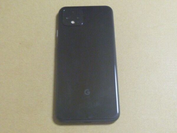 Google Pixel 4 Just Black SIMロック解除済み 初期化済 ネットワーク利用制限判定◯ 画面割れジャンク品