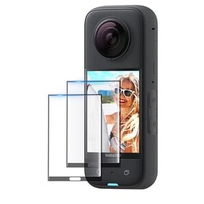 【未使用・開封確認済】CYNOVA X3 保護フィルム Insta360 X3専用 強化ガラス 2枚組 液晶&レンズ用 9H硬度