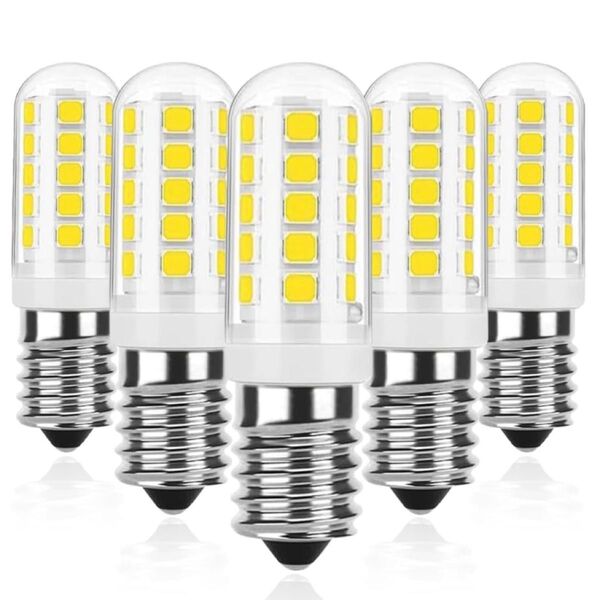E12 LED電球 昼光色6000K 4W(40W相当)省エネ 高輝度 400lm 全配光タイプ 5個セット