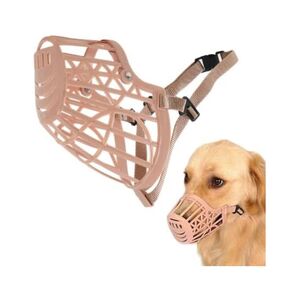 AllBright 犬用マズル XLサイズ 無駄吠え・拾い食い防止 ベージュ