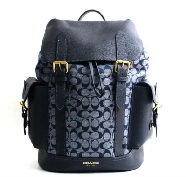 【大人気◇新品】COACH コーチ リュック シグネチャー バックパック C8183 B4/DE