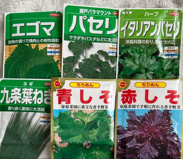 野菜の種 香味野菜の種