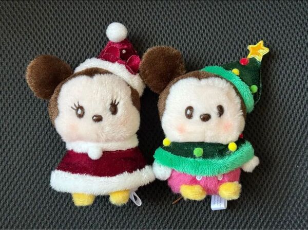 ディズニーストア ショップディズニー うるぽちゃちゃん クリスマス ミッキーマウス ミニーマウス ツリー サンタ ぬいぐるみ