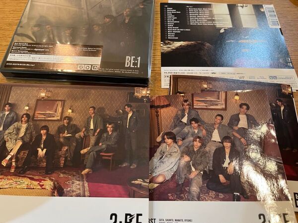 美品 BE:FIRST CD BE:1 2:BE(MV盤)(Blu-ray Disc付) 2点 セット ステッカー3枚 トレカ1枚