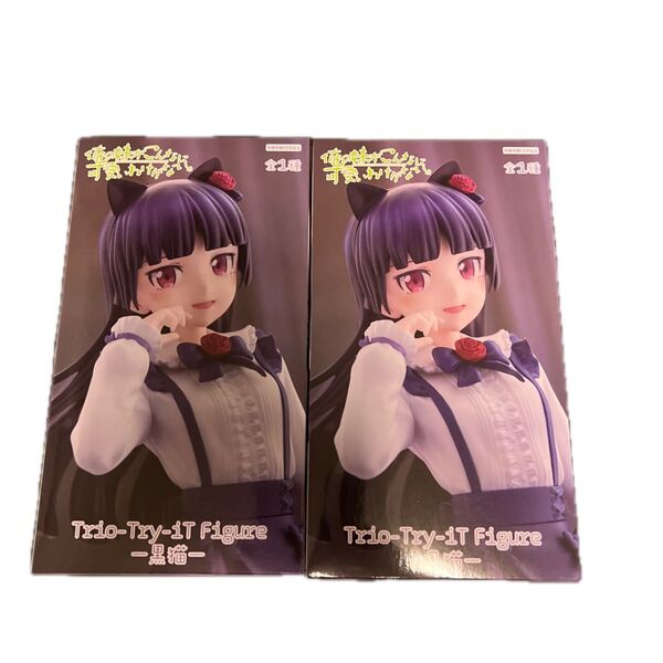 フリュー 俺の妹がこんなに可愛いわけがない。 Trio-Try-iT Figure 黒猫 フィギュア 2個セット ②