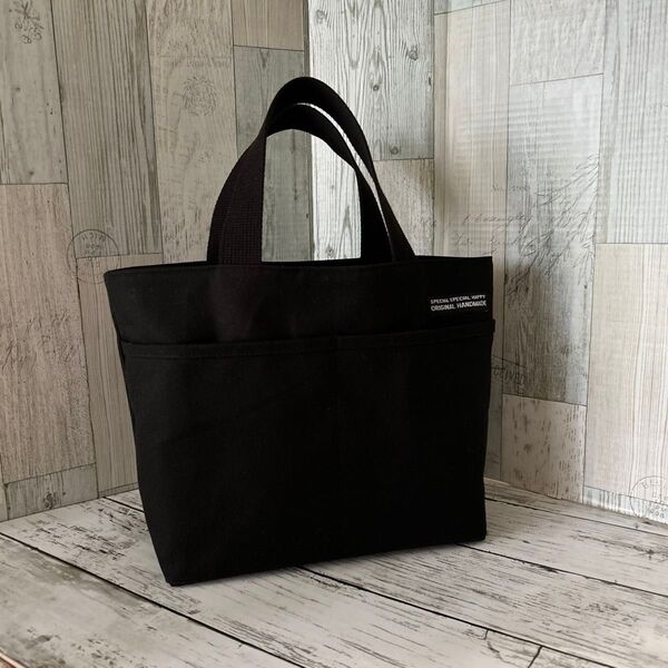 ★52 ハンドメイド トートバッグ 帆布