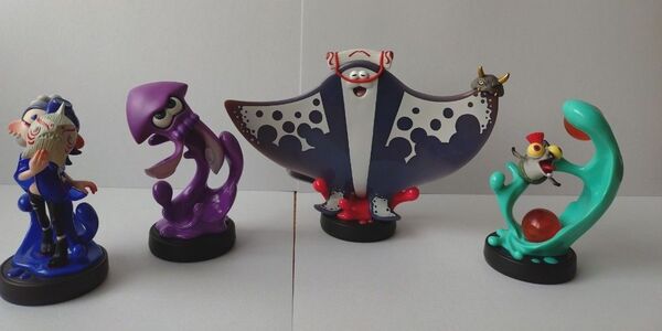 スプラトゥーン amiibo マンタロー イカ コジャケ フウカ