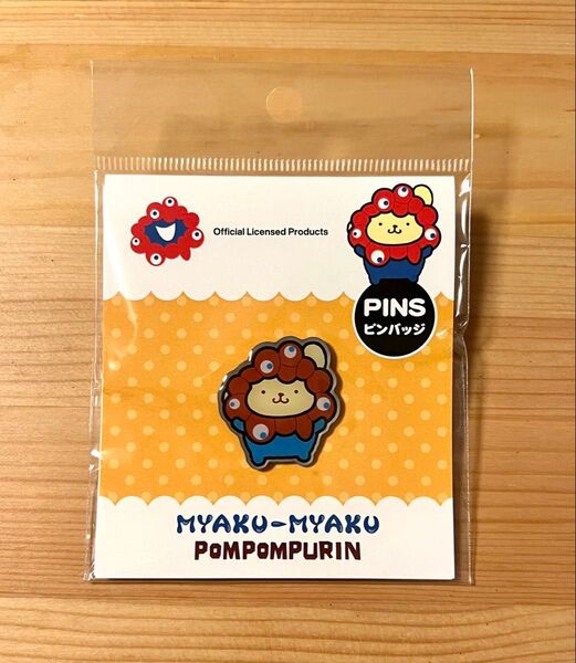【万博会場内限定品】大阪万博 関西万博 ミャクミャク ポムポムプリン ピンバッジ