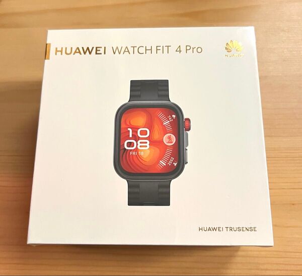 【新品未開封品】 HUAWEI WATCH FIT 4 Pro カラー:ブラック スマートウォッチ