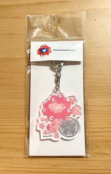 【万博会場内限定】EXPO2025 ミャクミャク アクリルキーホルダー(桜)ピンク【新品未開封品】