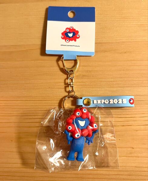 【万博会場内限定】ミャクミャク 立体キーホルダー ブルー【新品未開封品】