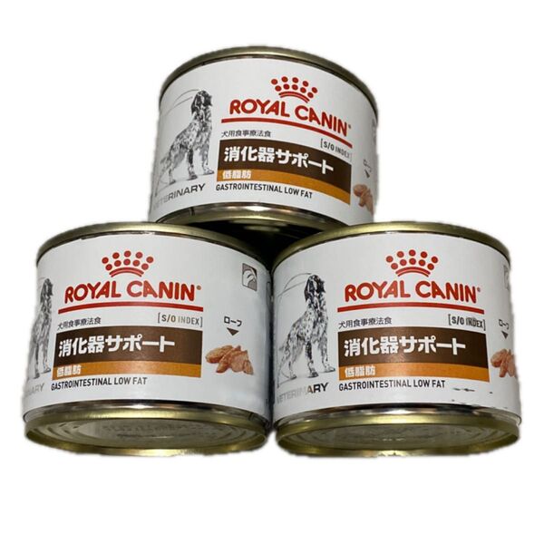 ロイヤルカナン 犬用 食事療法食 消化器サポート 低脂肪 200g入り 3缶