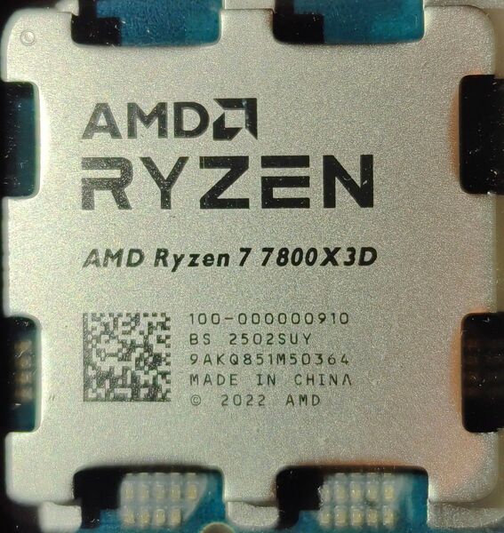 新品動作保証 AMD Ryzen 7 7800X3D バルク品