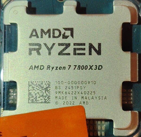 新品動作保証 AMD Ryzen 7 7800X3D バルク品