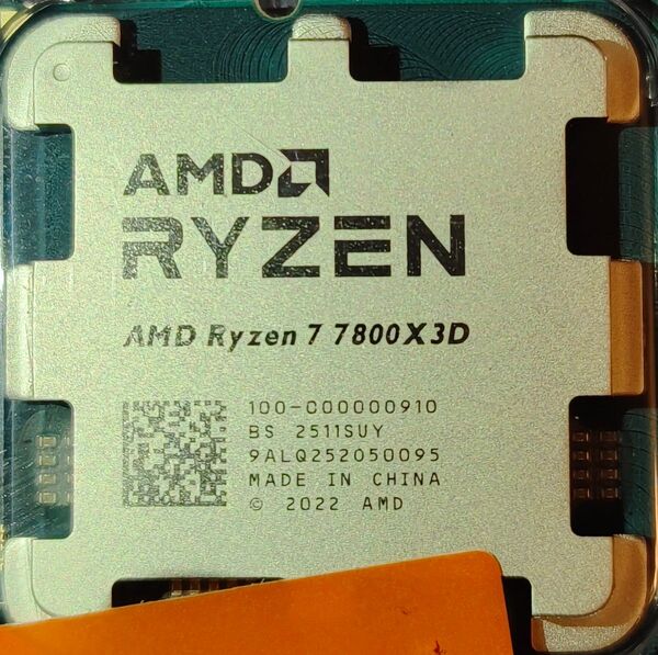 新品動作保証 AMD Ryzen 7 7800X3D バルク品