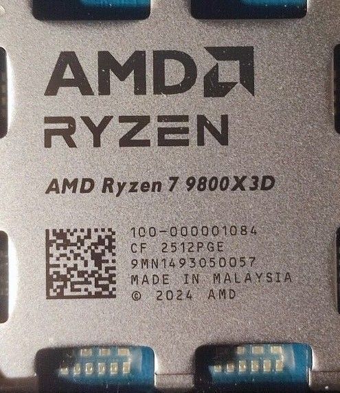 新品 AMD Ryzen 7 9800X3D バルク品