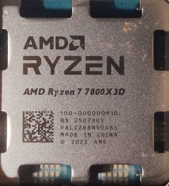 新品 AMD Ryzen 7 7800X3D バルク品