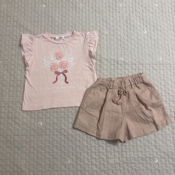 べべ ブリーズ 95 100 ショートパンツ Tシャツ セット