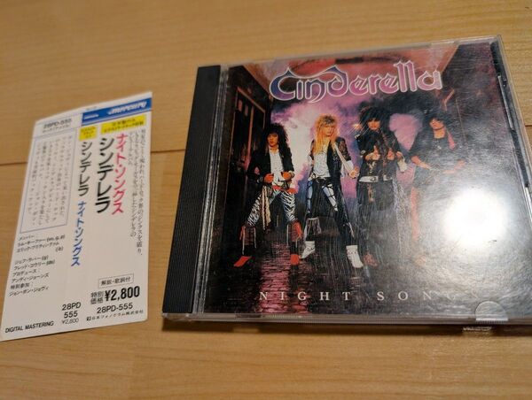 CD 国内盤帯付CD ナイトソング シンデレラ 洋楽ロック 中古