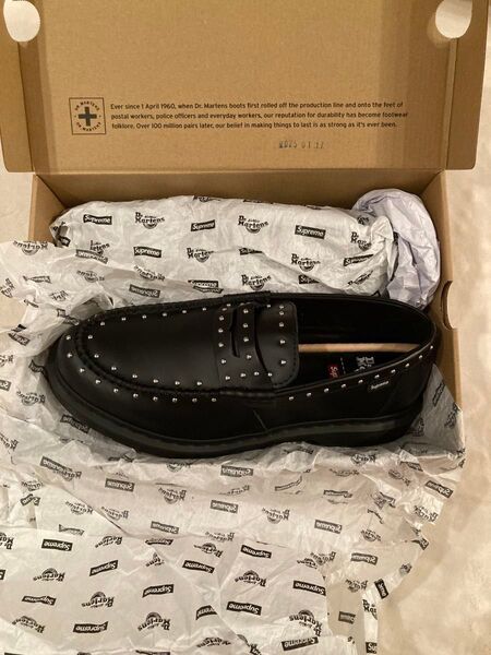 新品未試着 Supreme Dr.Martens Studded Penton Loafer Black 29cm US11