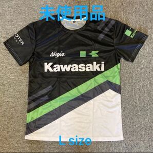 Kawasaki Ninja マルチカラー Tシャツ Lサイズ