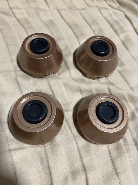 ブラウン ホイールキャップ 4個セット センターキャップ RAYS ボルクレーシング ブロンズ レイズ VOLK TE37