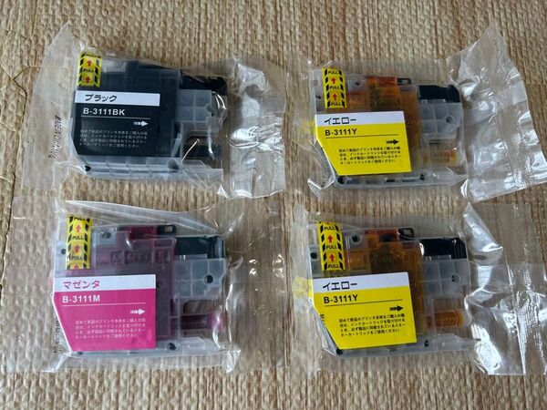 BROTHER インクカートリッジ LC3111 ブラック マゼンダ イエロー 互換