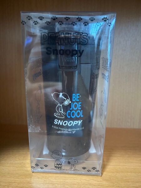 スヌーピー ステンレスボトル 360ml 黒