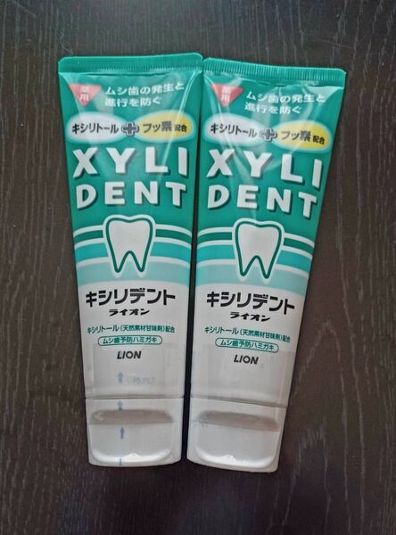歯磨き粉 ライオン キシリデント120g ×2個