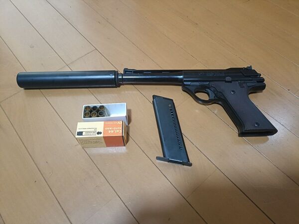 絶版 MGC オートマグ モデルガン 純正サイレンサー付き