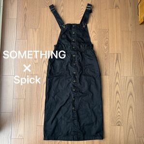 SOMETHING×Spick ジャンパースカート S