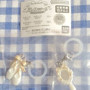 バレエモチーフめじるしアクセサリー トゥシューズ ホワイト ミラー