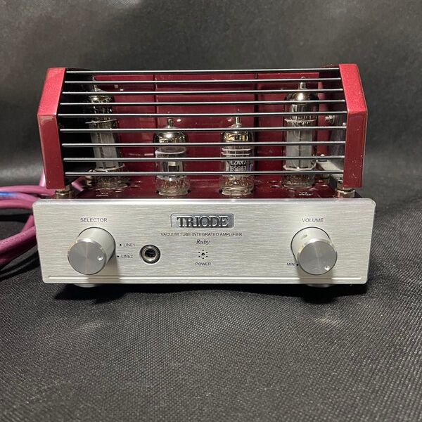 TRIODE 真空管プリメインアンプ Ruby 6BQ5 シングルプリメインアンプ 動作確認済み
