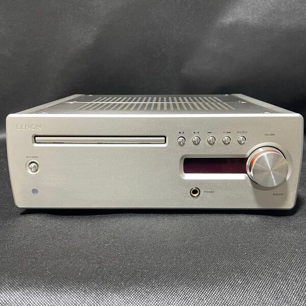 DENON デノン SACDプレーヤー 75W アンプ内蔵 CDレシーバー RCD-CX1 スイッチに難あり