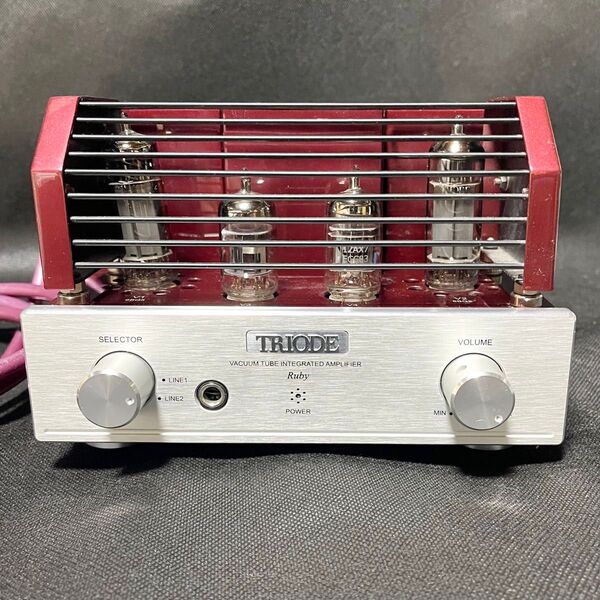 TRIODE 真空管プリメインアンプ Ruby 6BQ5 シングルプリメインアンプ 動作確認済み